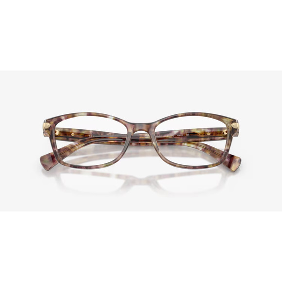 COACH HC6065 CONFETI LIGHT BROWN FULL RIM AUTHENTIC EYEGLASSES 51-17-135 - Picture 4 of 4